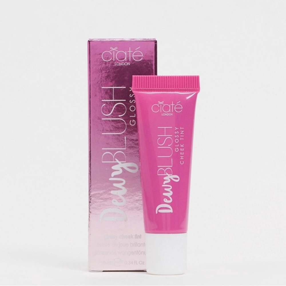 Ciaté London Dewy Cheek Blush Pomegranate gel pink blusher new in box